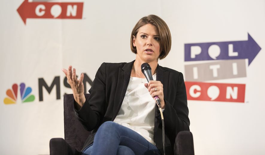 Kasie Hunt attends Politicon at The Pasadena Convention Center on Sunday, Aug. 30, 2017, in Pasadena, Calif. (Photo by Colin Young-Wolff/Invision/AP)