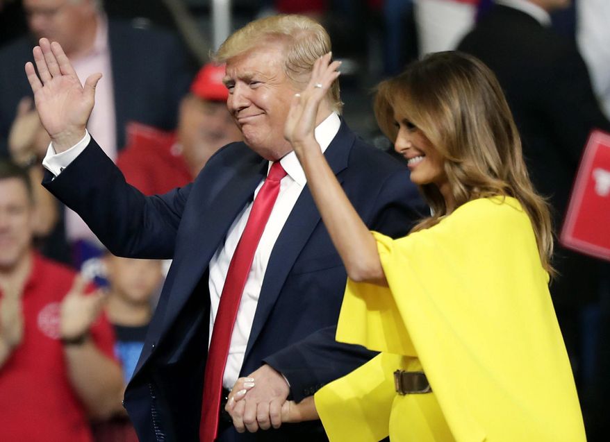 Third-party candidates could benefit President Trump in the 2020 presidential race says a USA Today/Suffolk University poll. (Associated Press)