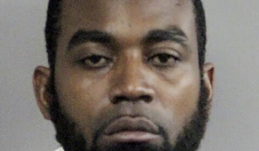 FILE - This undated file photo provided by the Jefferson Parish Sheriff's Office shows Terrance Leonard. Jefferson Parish District Attorney Paul Connick Jr. said in a news release Thursday, June 20, 2019 that a grand jury has indicted Leonard, accused of killing a woman and three children with a hammer. on four counts of first-degree murder and one count of attempted first-degree murder. Connick said he will seek the death (Jefferson Parish Sheriff's Office via AP, File)
