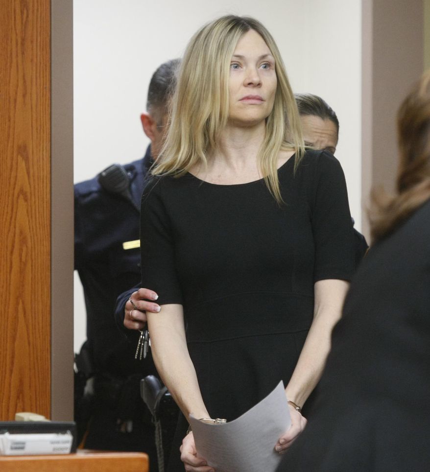 FILE - In this Feb. 14, 2013, file photo, Amy Locane Bovenizer enters the courtroom to be sentenced in Somerville, N.J. Prosecutors want the former &amp;quot;Melrose Place&amp;quot; actress&#39; sentence from February thrown out because they say the judge violated legal principles in ignoring a higher court&#39;s instructions. Appeals courts twice have ruled Locane&#39;s original sentence in the 2010 crash that killed 60-year-old Helene Seeman, was too lenient and ordered resentencings. (Patti Sapone/NJ Advance Media via AP, Pool, File