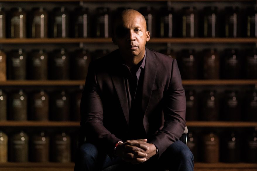 This undated image released by HBO shows civil rights attorney Bryan Stevenson from the documentary“True Justice: Bryan Stevenson’s Fight for Equality,” airing Wednesday on HBO. The film examines the legacy of lynchings of African Americans in the U.S. to those who have wrongly sat on death row.  (Nick Frontiero/HBO via AP)