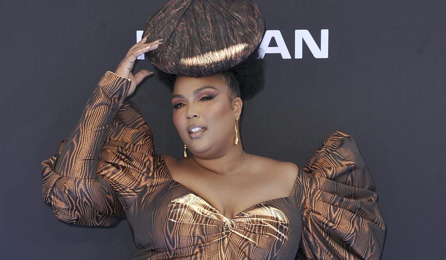 Lizzo arrives at the BET Awards on Sunday, June 23, 2019, at the Microsoft Theater in Los Angeles. (Photo by Richard Shotwell/Invision/AP)