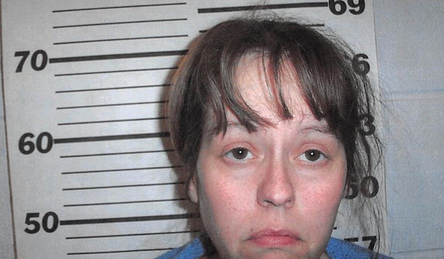 This 2008 photo provided by the Mineral County, Montana, Sheriff's Office shows Sherri Telnas. Telnas, who was prosecuted in Montana for attempting to drown her 10-month-old son in 2008, has been charged in California with killing the now 12-year-old boy and seriously injuring his 7-year-old brother, authorities said Monday, July 1, 2019. Telnas was arrested over the weekend in a rural home near Porterville, about 270 miles (435 kilometers) south of San Francisco, after authorities found the boys in an irrigation ditch. (Mineral County Sheriff's Office via AP)