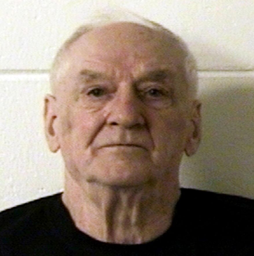 FILE - This undated booking photo provided by the Marinette County, Wis., Jail shows Ray Vannieuwenhoven. Eighty-two-year-old Vannieuwenhoven has been charged in Marinette County with first-degree murder in the deaths of David Schuldes and Ellen Matheys at a park in Silver Cliff, Wis., 43 years ago. Sheriff's detective Todd Baldwin testified Wednesday, June 19, 2019, that tests of Vannieuwenhoven's DNA from a licked envelope matched DNA from the crime scene. He's scheduled to enter a plea July 1. (Marinette County Jail via AP File)