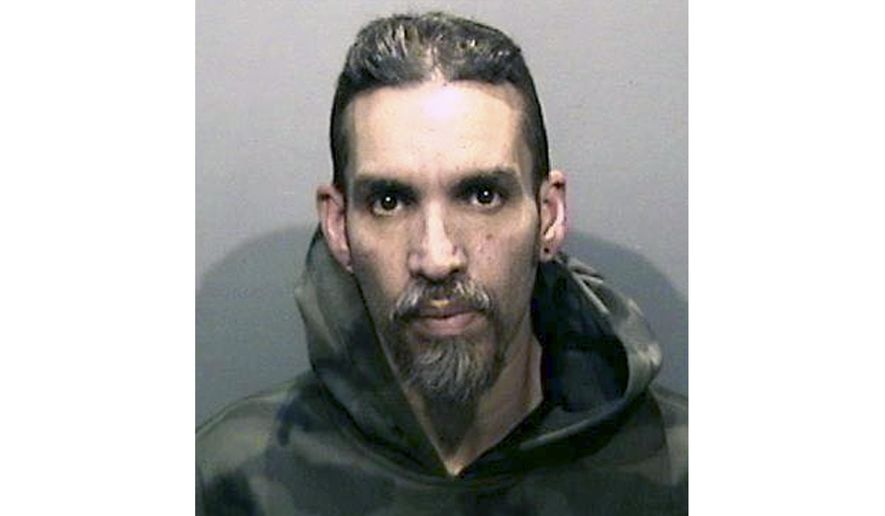 FILE - This Monday, June 5, 2017, file photo released by the Alameda County Sheriff's Office shows Derick Almena at Santa Rita Jail in Alameda County, Calif. The leader of a San Francisco Bay Area warehouse where a fire killed 36 people more than two years ago has taken the stand in his defense for the first time. Almena is accused of illegally converting the so-called Ghost Ship warehouse into an artist live-work space where the Dec. 2, 2016, fire broke out during an electronic music concert. Almena testified Monday, July 8, 2019 that he feels responsible for building the community of artists and is "responsible for having the idea" for the Ghost Ship. (Alameda County Sheriff's Office via AP, File)