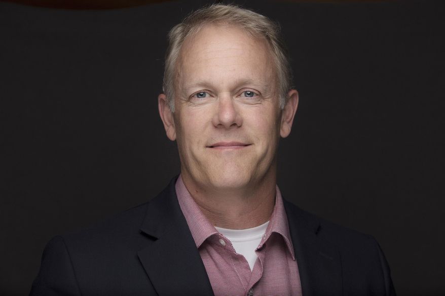 This July 8, 2019, photo, provided by the Tim Johnson Campaign, shows Republican Tim Johnson in Pinesdale, Mont. Johnson, the superintendent of Corvallis public schools, is one of two new candidates to enter the race for Montana's open U.S. House seat. Johnson and Democrat Matt Rains bring the total number of people running for the seat being vacated by U.S. Rep. Greg Gianforte to seven. (Bob O'Boyle/Tim Johnson Campaign via AP)