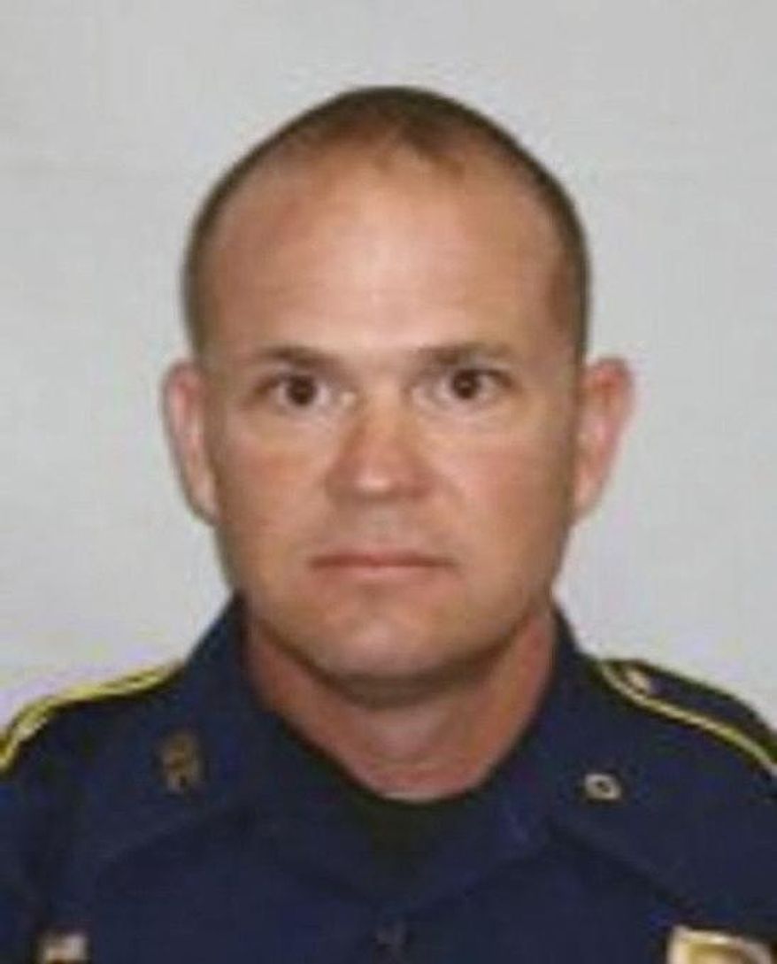 This undated image released by the Louisiana State Police via The Advocate shows Louisiana State Trooper Steven Vincent. News outlets report 57-year-old Kevin Daigle was found guilty Tuesday, July 9, 2019, after a jury returned a unanimous guilty verdict in less than 15 minutes in the killing of Trooper Vincent. (Louisiana State Police/The Advocate via AP)