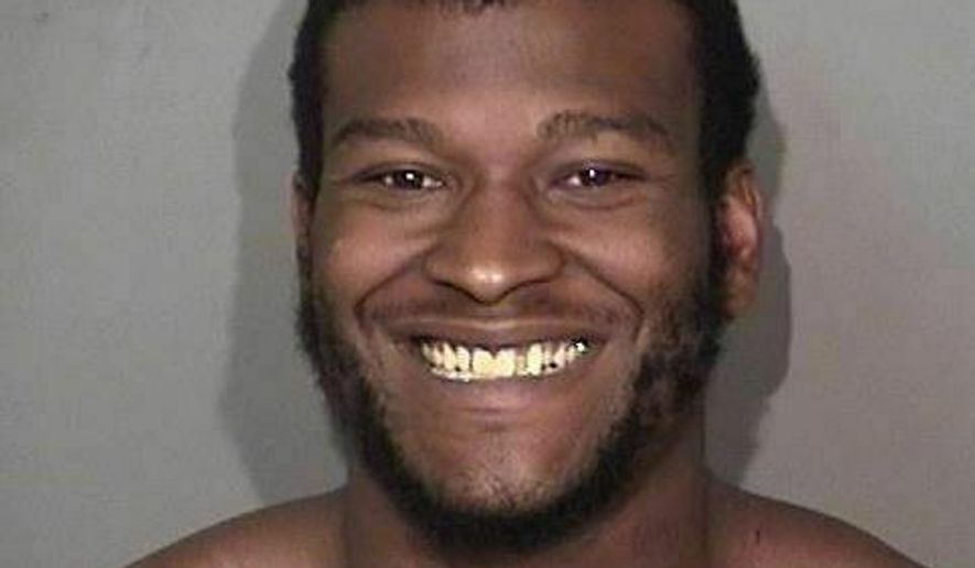 This photo released by the Detroit Police Department shows Demetris Nelson. Nelson was arraigned Friday, July 12, 2019, on first-degree murder, assault and using a firearm during a felony charges. Prosecutors say Brian Anderson was fatally shot Saturday and Malcolm Drake was wounded. Prosecutors say Anderson and Drake were targeted because of their sexual orientations. (Detroit Police Department via AP)