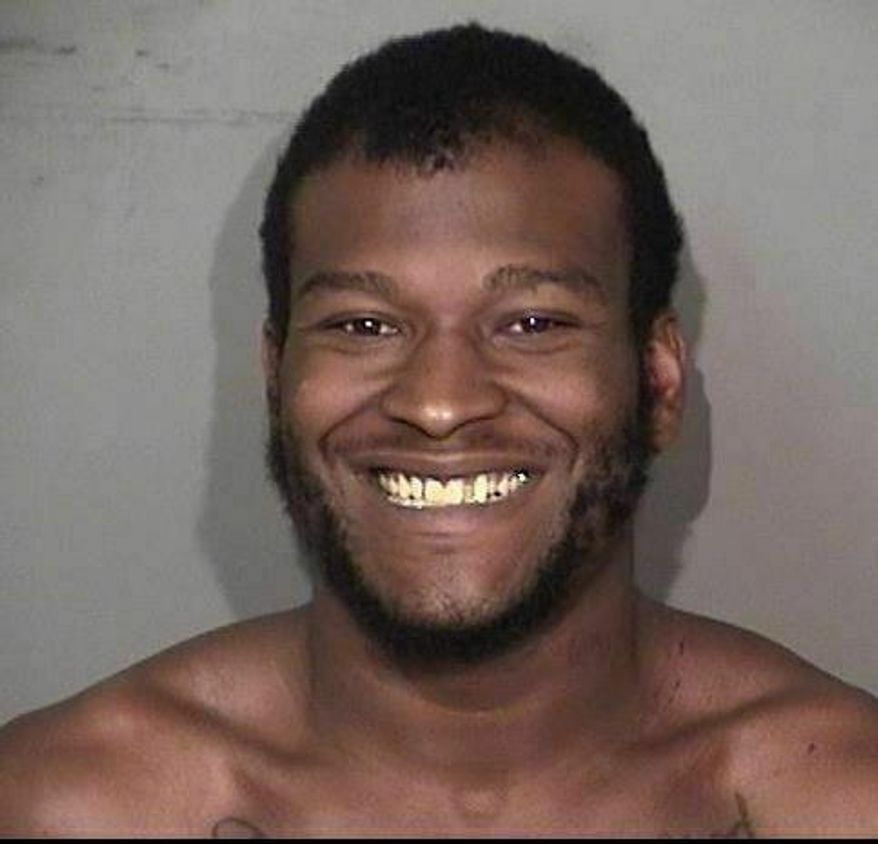 This photo released by the Detroit Police Department shows Demetris Nelson. Nelson was arraigned Friday, July 12, 2019, on first-degree murder, assault and using a firearm during a felony charges. Prosecutors say Brian Anderson was fatally shot Saturday and Malcolm Drake was wounded. Prosecutors say Anderson and Drake were targeted because of their sexual orientations. (Detroit Police Department via AP)