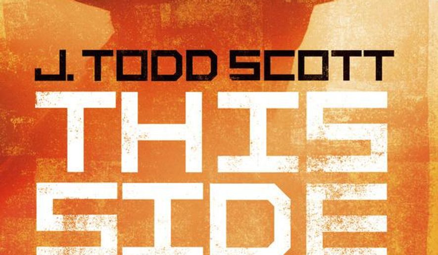 This cover image released by G.P. Putnam's Sons shows "This Side of Night," a novel by J. Todd Scott. (G.P. Putnam's Sons via AP)