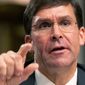 Secretary of Defense nominee Mark T. Esper, who spent nearly seven years as a Raytheon executive, appears to be on the fast track to replacing James Mattis. (ASSOCIATED PRESS)