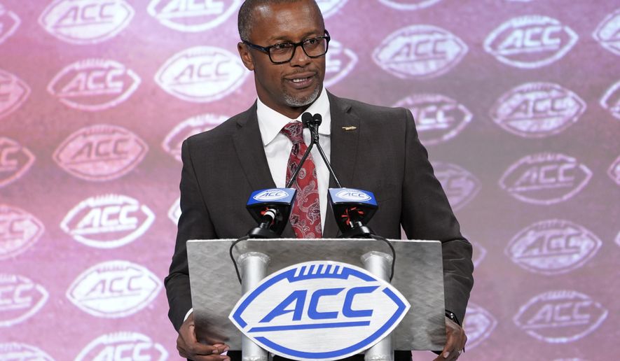 Florida State head coach Willie Taggart speaks during the Atlantic Coast Conference NCAA college football media day in Charlotte, N.C., Wednesday, July 17, 2019. (AP Photo/Chuck Burton)