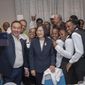 In this photo released by the Taiwan Presidential Office, Taiwanese President Tsai Ing-wen poses for photos in St. Lucia on Thursday, July 18, 2019. Tsai said she would follow &amp;quot;humanitarian principles&amp;quot; in dealing with asylum seekers from Hong Kong during a visit this week to Saint Lucia, an eastern Caribbean island nation that is among Taiwan&#39;s few remaining allies. (Taiwan Presidential Office via AP)