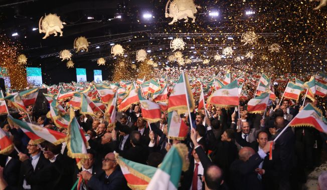 Thousands of people gathered at the newly constructed Ashraf 3 in Albania to call for freedom in Iran. (Photo courtesy: the National Council of Resistance of Iran)