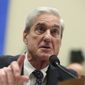 Former special counsel Robert Mueller testifies before the House Intelligence Committee hearing on his report on Russian election interference, on Capitol Hill, in Washington, Wednesday, July 24, 2019. (AP Photo/Andrew Harnik) ** FILE **