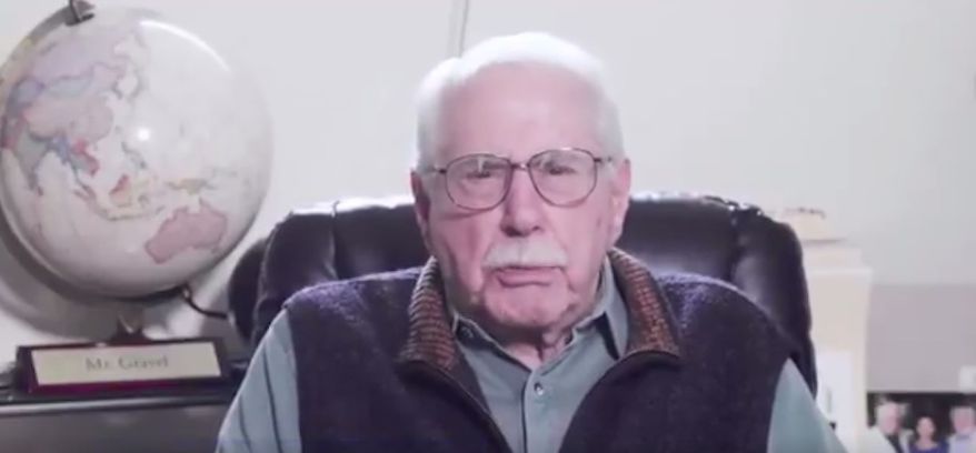 Former Sen. Mike Gravel. (Image: Screenshot from Twitter video/https://twitter.com/MikeGravel/status/1158739504829779969?s=20)