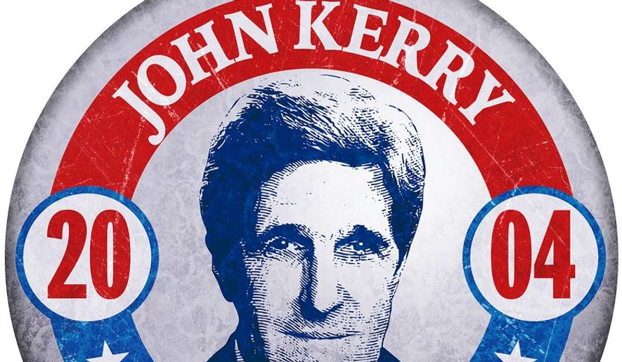 John Kerry for President 2004 Illustration by Greg Groesch/The Washington Times