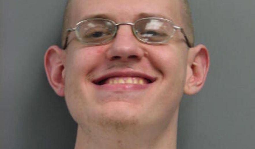 This undated photo provided by the Pottawattamie County, Iowa, Sheriff's Office shows Troy Petersen. Peterson was fatally shot by an officer during a standoff in Council Bluffs, Iowa, is suspected of killing two people earlier, one on Sunday, Aug. 4, 2019, one Wednesday before he was killed. (Pottawattamie County Sheriff's Office via AP)