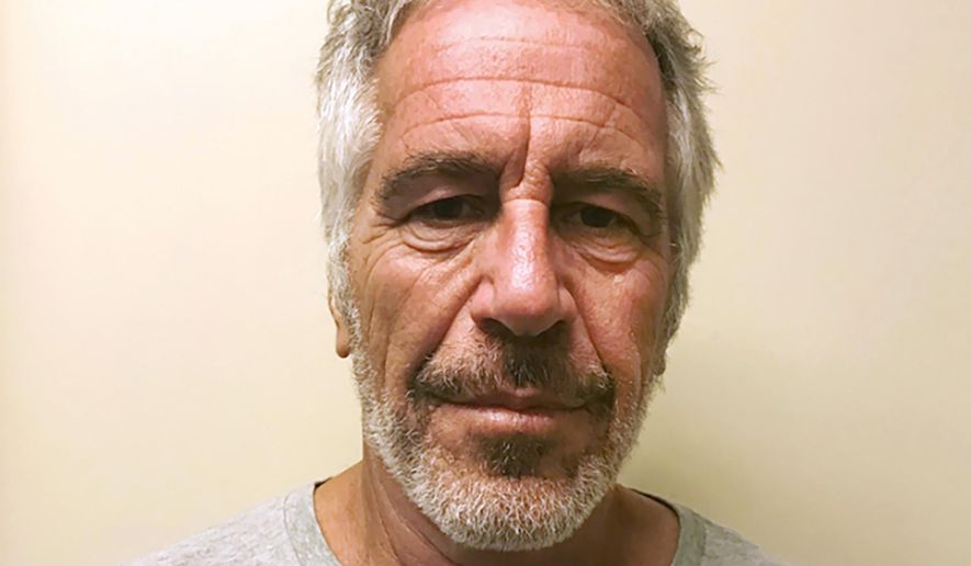 This March 28, 2017, file photo, provided by the New York State Sex Offender Registry shows Jeffrey Epstein.  Epstein has died by suicide while awaiting trial on sex-trafficking charges, says person briefed on the matter, Saturday, Aug. 10, 2019. (New York State Sex Offender Registry via AP, File)