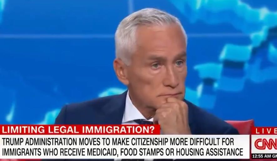 Univision anchor Jorge Ramos discusses the Trump administration on CNN, Aug. 12, 2019. (Image: CNN screenshot) ** FILE **