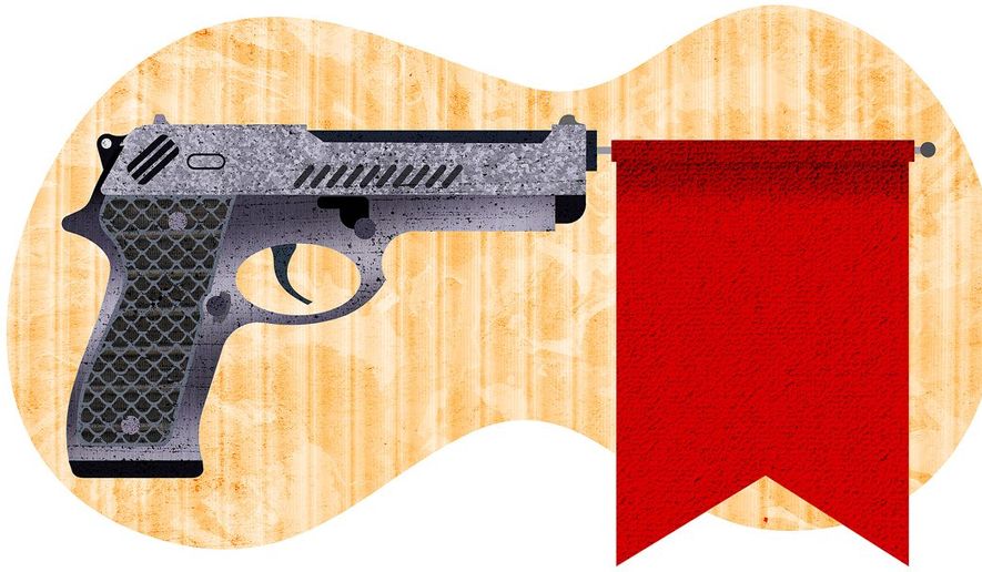 Unconstitutional Red Flag Laws Illustration by Greg Groesch/The Washington Times