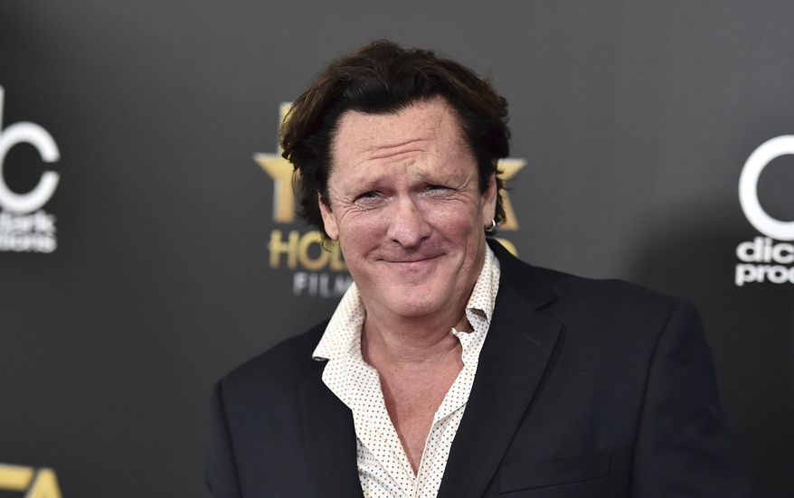 CORRECTS TO MADSEN PLEADED NO CONTEST, INSTEAD OF PLEADED GUILTY FILE - In this Nov. 1, 2015 file photo, Michael Madsen arrives at the Hollywood Film Awards at the Beverly Hilton Hotel in Beverly Hills, Calif. Madsen has pleaded no contest to misdemeanor drunken driving after crashing his SUV into a pole in Malibu, Calif., in March 2019. The “Reservoir Dogs” actor was sentenced Thursday, Aug. 15, 2019, to four days in jail, and five years’ probation. (Photo by Jordan Strauss/Invision/AP, File)
