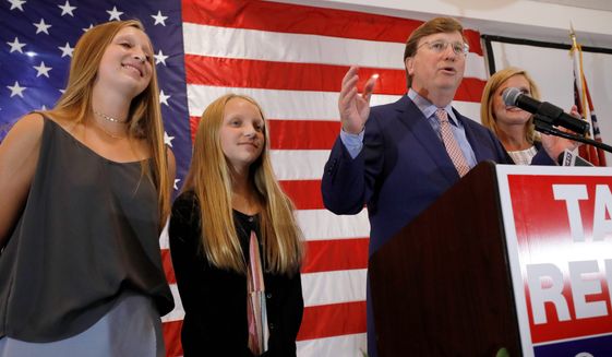 Republican Lt. Gov. Tate Reeves, a Mississippi gubernatorial candidate, is favored to win the election in November. According to fundraising reports, Mr. Reeves has more than $2 million on hand.