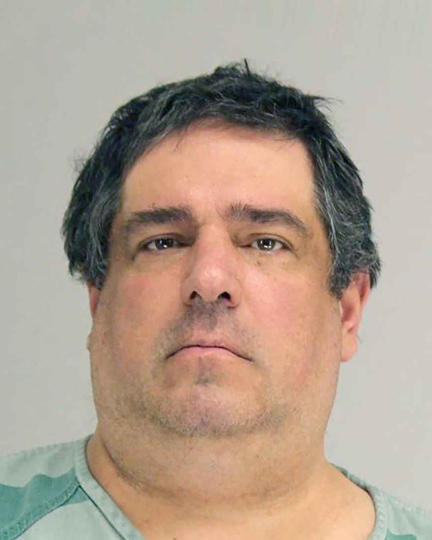 In this Thursday, Aug. 22, 2019 booking photo provided by the Dallas County, Texas, Sheriff's Office is Glen Richter. Police in Dallas say Richter has been arrested and charged with capital murder of 22-year-old Sara Hudson, a recent graduate of the University of Arkansas, and whose body was found this week in her burning SUV. (Dallas County Sheriff's Office via AP)