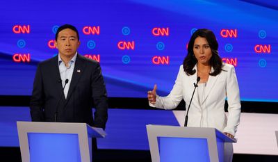 Rep. Tulsi Gabbard&#39;s campaign criticized the Democratic National Committee&#39;s rules on what polls it used to determine who gets to be on stage.
