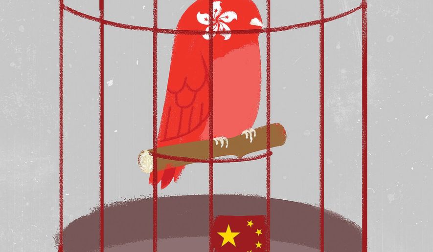 Hong Kong illustration by Linas Garsys
