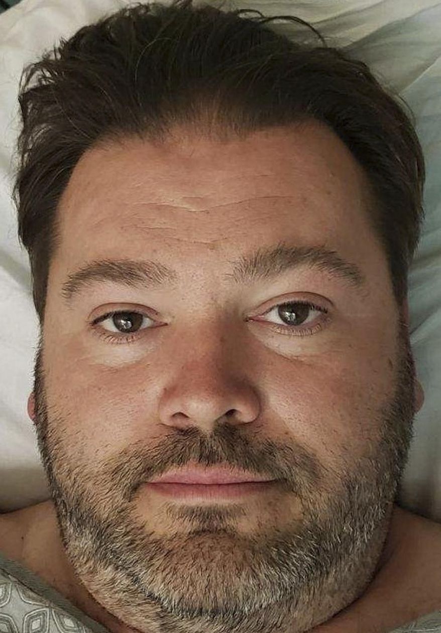 Thomas Whalen is seen in this undated photo provided by the El Cerrito Police Department. Authorities say a man shot Sunday, Aug. 25, 2019, by an off-duty San Francisco police officer in El Cerrito, Calif., was arrested on suspicion of assaulting the officer with a rock. KTVU-TV reports the officer, identified as Roderick Suguitan, has been placed on paid administrative leave while the department investigates. El Cerrito police say Thomas Whalen was arrested on suspicion of assault with a deadly weapon on a peace officer. (El Cerrito Police Department via AP)