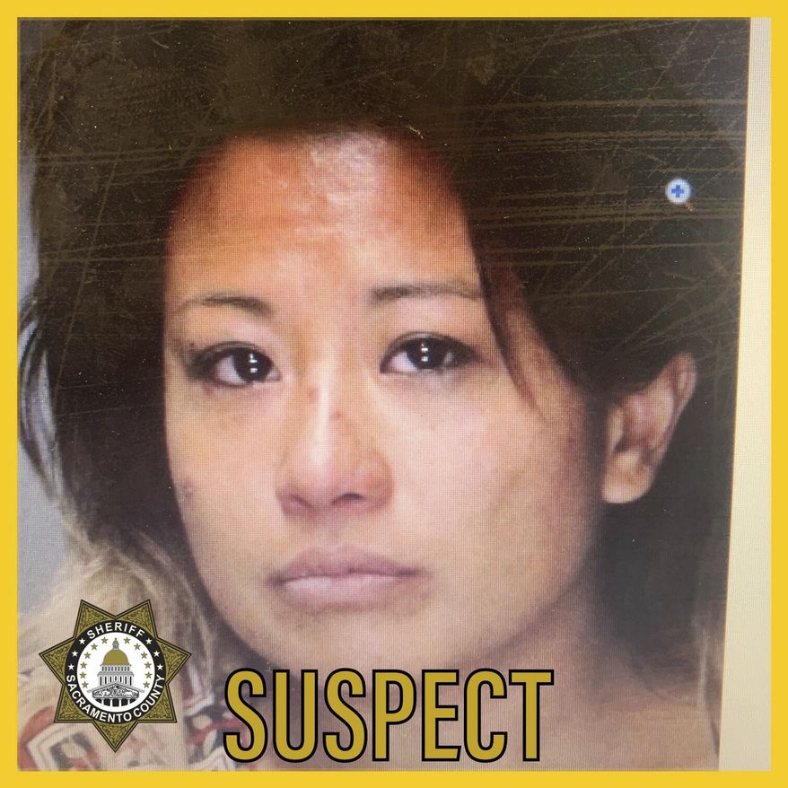 This undated photo that appears in an internet 'wanted' poster on the Sacramento County Sheriff's Facebook page shows 34-year-old Reychel Dizon as they seek the public's help in finding her. Officials say two Sacramento County children allegedly abducted from school by their mother have been found safe and unharmed. The Sacramento County Sheriff's Office said Wednesday, Aug. 28, 2019 that a Sacramento police officer found the children, a girl, 6, and a boy, 10, Tuesday night while responding to a call in downtown Sacramento. (Sacramento County Sheriff's Office via AP)