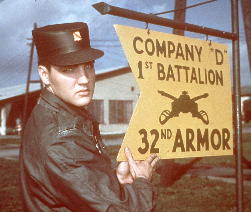 Elvis Presley was drafted in December 1957. He was stationed in Fort Hood, Texas before moving to 1st Medium Tank Battalion, 32d Armor in Friedberg, Germany