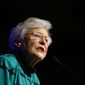 Republican Gov. Kay Ivey aid she should not have worn blackface in a college skit, but said she has no plan to resign over something that happened 52 years ago. (AP Photo/Butch Dill)