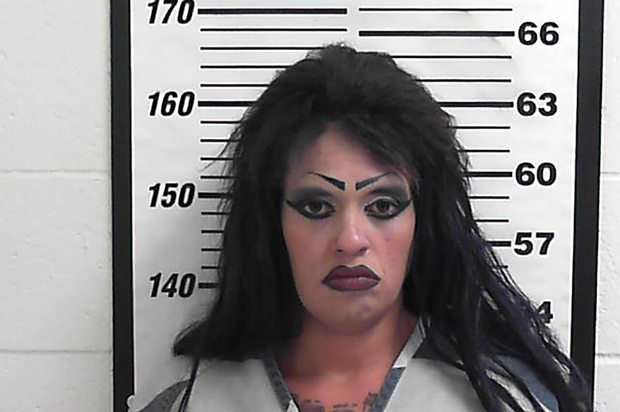 This Aug. 31, 2019 booking photo from the Davis County Jail shows Heather Elaine Garcia. Authorities say the Utah woman arrested on suspicion of driving with a suspended license and having illegal drugs tried to persuade an officer she was her daughter. A probable cause statement says the 38-year-old Garcia repeatedly identified herself as her 20-year-old daughter during the traffic stop Saturday north of Salt Lake City. Garcia finally acknowledged she lied about her identity after the officer noticed she didn't look like the photo he found of her daughter. (Davis County Jail via AP)