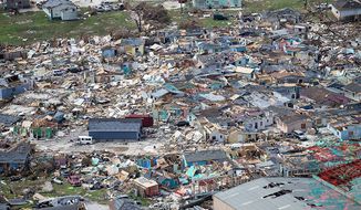 Hurricane Dorian devastated the Bahamas earlier this week. At least seven people have died because of the storm. The prime minister expected that number to climb higher. (ASSOCIATED PRESS)