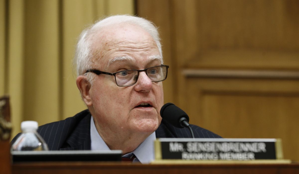 Jim Sensenbrenner to retire from Congress - Washington Times