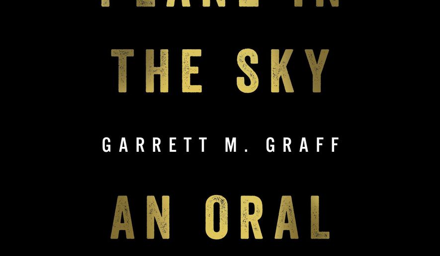 This cover image released by Avid Reader Press shows "The Only Plane in the Sky: An Oral History of 9/11," by Garrett M. Graff. (Avid Reader Press via AP)