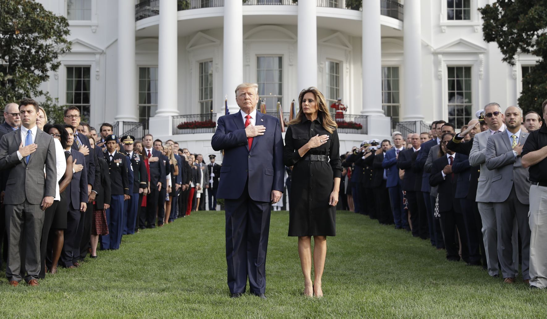 Trump, Congress observe moment of silence on 9/11 anniversary