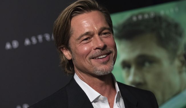This Sept. 16, 2019 photo shows actor Brad Pitt at a special screening of &amp;quot;Ad Astra&amp;quot; at the National Geographic Museum in Washington. (Photo by Brent N. Clarke/Invision/AP)