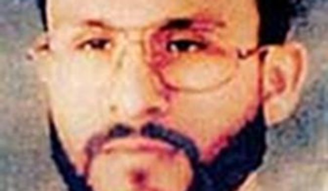 This undated file photo provided by U.S. Central Command, shows Abu Zubaydah, date and location unknown. A federal appeals court hearing the case of a Guantanamo Bay inmate who was subjected to brutal treatment by the CIA after being detained following the 9/11 attacks took the rare step of calling &amp;quot;enhanced interrogation techniques&amp;quot; torture. The 9th U.S. Court of Appeals in San Francisco said in a ruling Wednesday, Sept. 18, 2019, allowing Abu Zubaydah&#x27;s lawyers to question two former CIA contractors that the Palestinian man &amp;quot;was tortured.&amp;quot; (U.S. Central Command via AP, File)