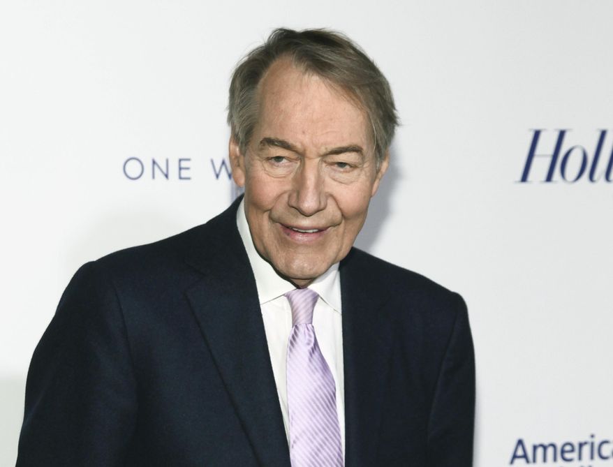 In this April 13, 2017, file photo, Charlie Rose attends The Hollywood Reporter's 35 Most Powerful People in Media party in New York. The former chief makeup artist at Rose’s interview show is suing him and saying the disgraced television journalist ran a “toxic work environment” for women. Gina Riggi said she worked for 22 years for Rose and Bloomberg, the company where his Manhattan studio was located. Rose was fired in 2017 by PBS and CBS News for sexual misconduct. His attorney didn’t immediately return messages seeking comment Friday, Sept. 20, 2019. (Photo by Andy Kropa/Invision/AP, File)