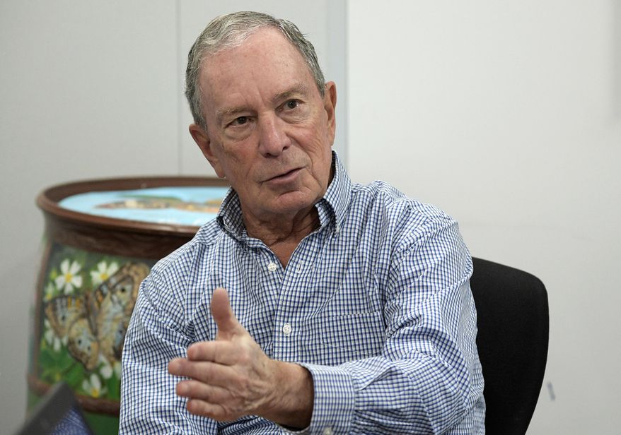 Michael R. Bloomberg's State Impact Center's mission was to promote a climate change agenda by providing state attorneys general with privately paid legal staff. (AP Photo/Phelan M. Ebenhack, File)
