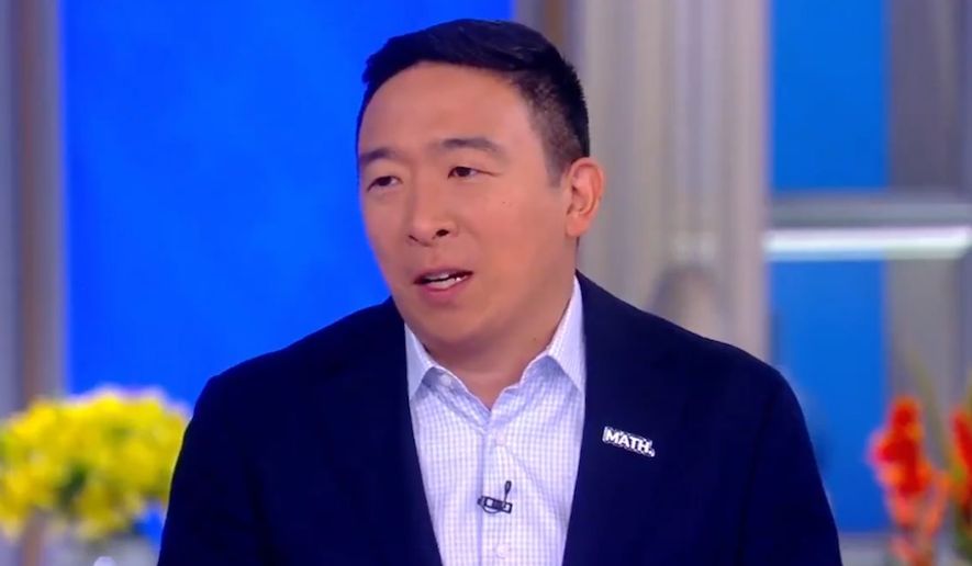 Presidential candidate Andrew Yang discusses his vision for the Democratic Party during an interview on ABC&#39;s &quot;The View,&quot; Sept. 26, 2019. (Image: Twitter, &quot;The View&quot; video screenshot) 