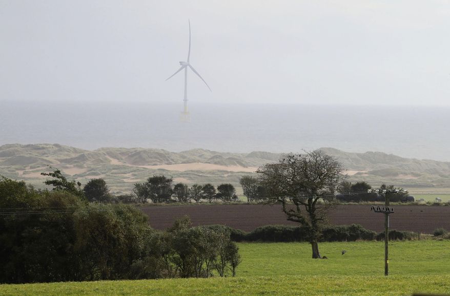 A view of the site for the proposed &#39;Trump Estate&#39; in Balmedie, Aberdeenshire, Scotland. President Donald Trump’s real estate company has received approval for a major housing development of 550 homes on the Menie Estate where one of his golf courses is located. (Andrew Milligan/PA via AP)