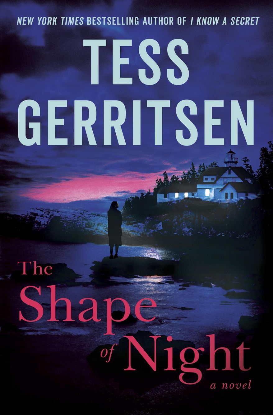 This cover image released by Ballantine shows "The Shape of Night," a novel by Tess Gerritsen. (Ballantine via AP)