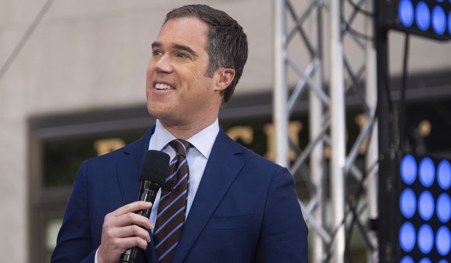 Peter Alexander appears on NBC&#39;s Today show at Rockefeller Plaza on Friday, July 12, 2019, in New York. (Photo by Charles Sykes/Invision/AP)