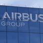 This May 6, 2016, file photo shows the logo of the Airbus Group in Suresnes, outside Paris. The World Trade Organization says the United States can impose tariffs on up to $7.5 billion worth of goods from the European Union as retaliation for illegal subsidies to European plane-maker Airbus — a record award from the trade body. (AP Photo/Michel Euler, File)