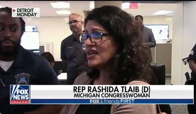 Michigan Rep. Rashida Tlaib from Detroit Police Chief James Craig for her assertion that facial recognition analysts &quot;need to be African-Americans&quot; because &quot;non-African-Americans think African-Americans all look the same.&quot; Mr. Craig told Fox News on Oct. 3, 2019 that officials were &quot;appalled&quot; at her comment. (Image: Fox News screenshot)