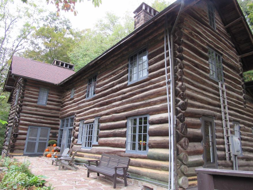 This recent photo shows The "Big House" at Wendover, in Leslie County, Ky., where Mary Breckinridge lived beginning in the 1920s as she developed the Frontier Nursing Service. (Bill Estep/Lexington Herald-Leader via AP)